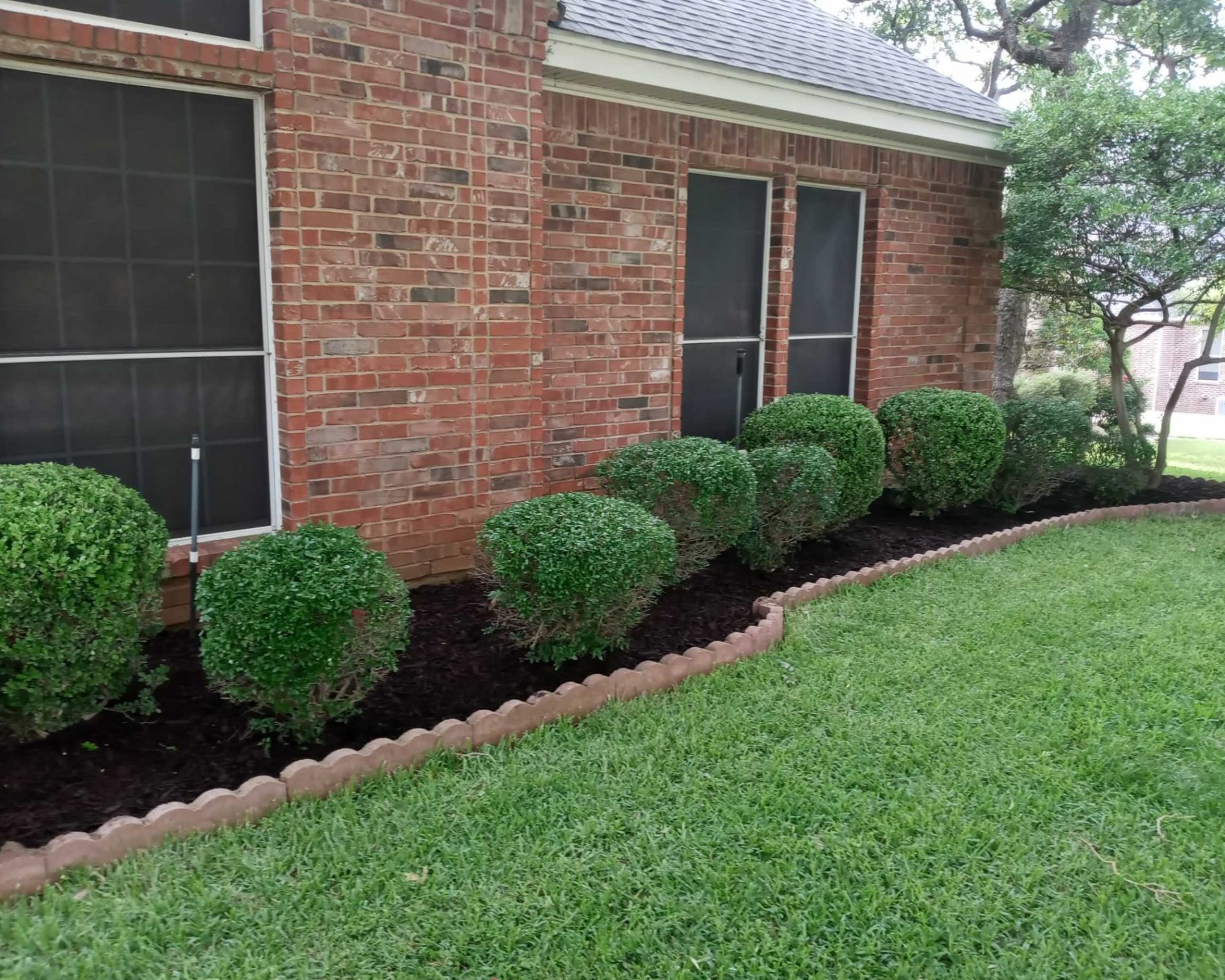 call us for flower bed cleanup and weed control in Colleyville, TX